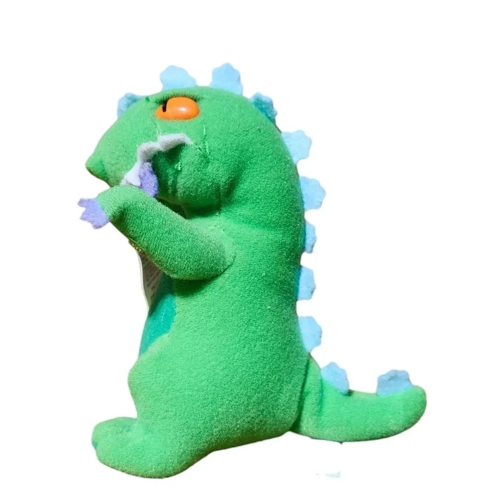 1997 Mattel Nickelodeon Rugrats Reptar 5" Toon Team Stuffed Animal Plush - Picture 3 of 5